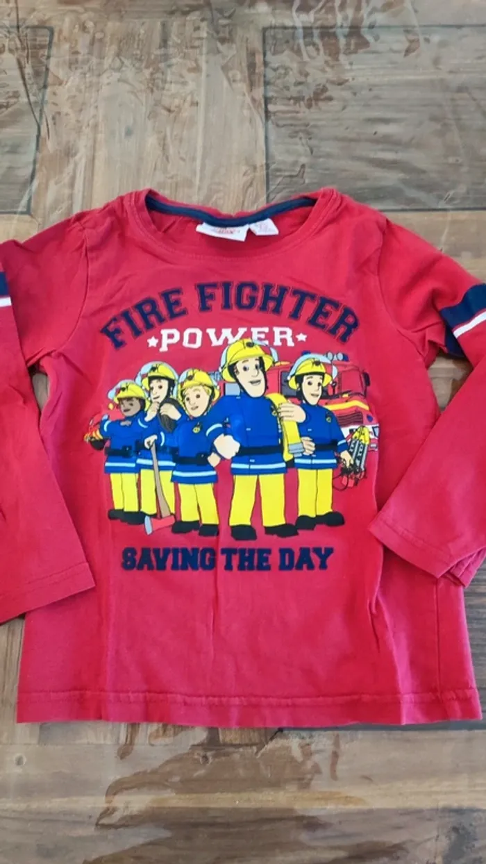 Tee shirt sam le pompier