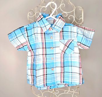 Chemise à carreaux 6 mois