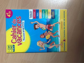Cahier de vacances