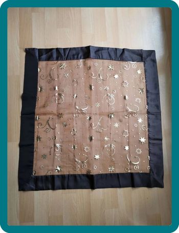 Chemin de table carré organza