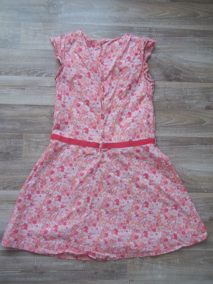Robe fleurie rose Jacadi 12 ans - photo numéro 6