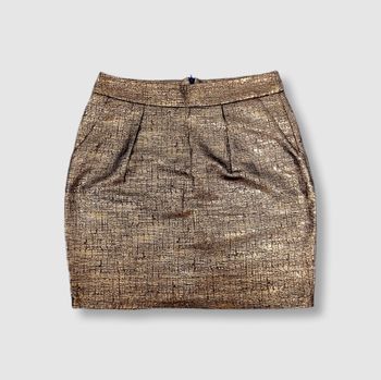 Jupe Pimkie Dorée Texturée – Taille 40 – Chic & Élégante