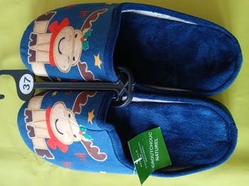 chaussons de noel cerf femme 37