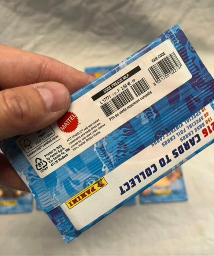 10 boosters cartes hotwheels on the road neufs scellés - photo numéro 8
