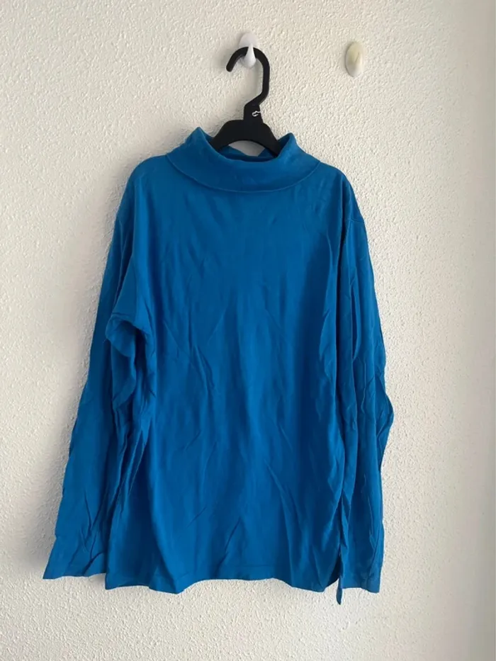 Pull col roulé en coton T.12 ans 💫