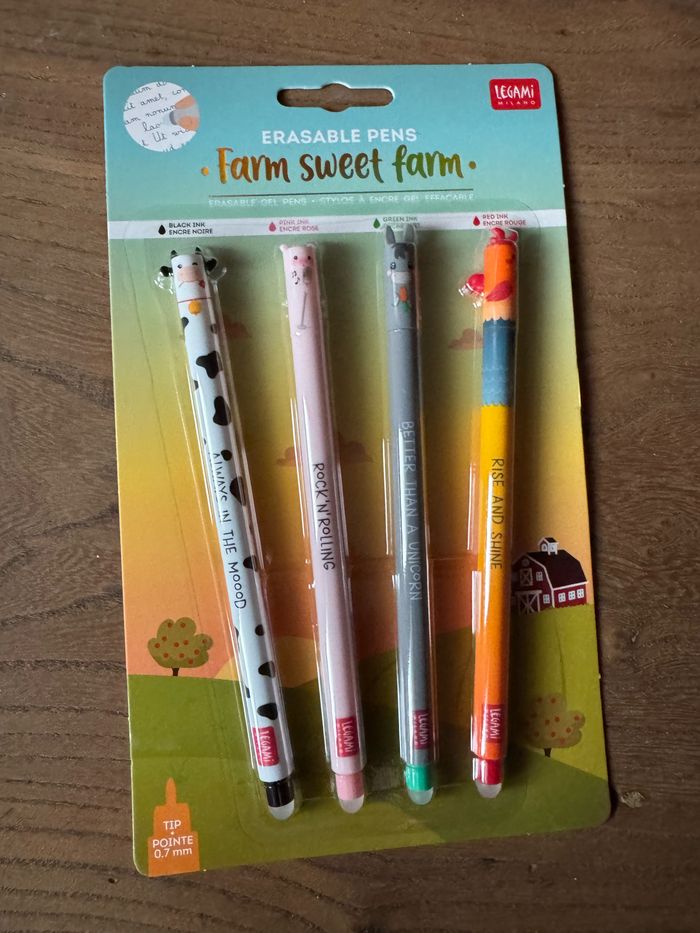 Set stylos legami ferme neuf