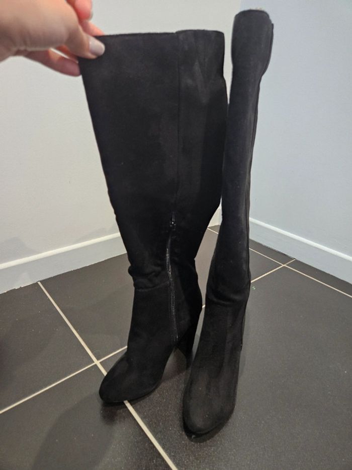 Botte noir en dain - photo numéro 3