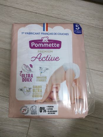 Paquet 44 couches Pompette Prenium Active taille 5  NEUF