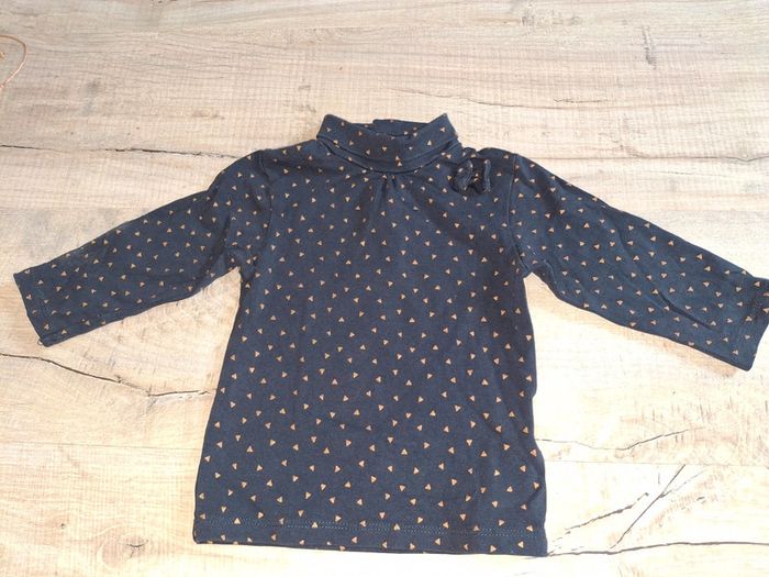 Tee shirt manche longue fille 12 mois
