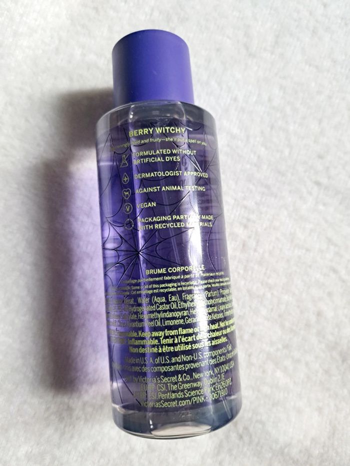 Brume corporelle parfumée Victoria's Secret Pink neuve 💜 Haunt Mess - photo numéro 2