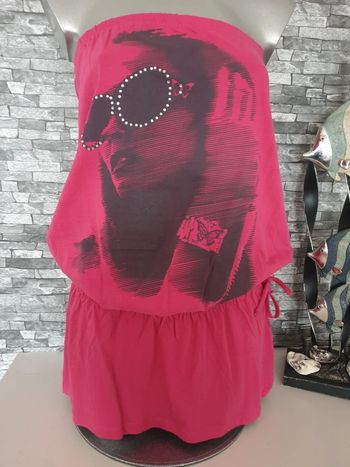 Robe bustier rose T42/44