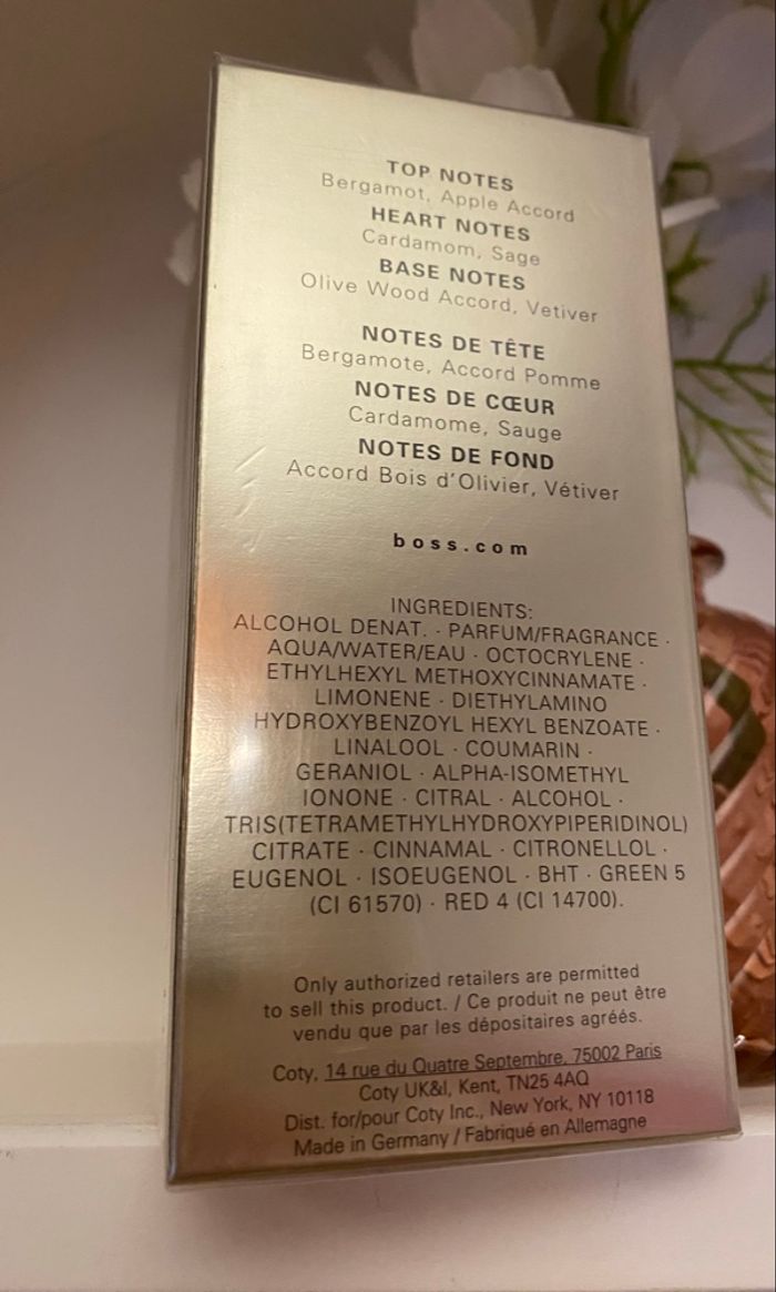 Parfum homme Hugo boss bottle eau de parfum - photo numéro 2