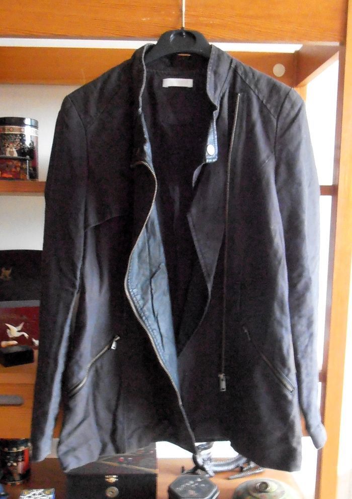 Veste femme, Promod, taille M 38, noire, mi-longue - photo numéro 5