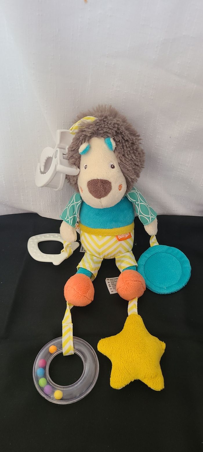 Doudou Lion Babysun - Collection Funky Friends - Multi activités