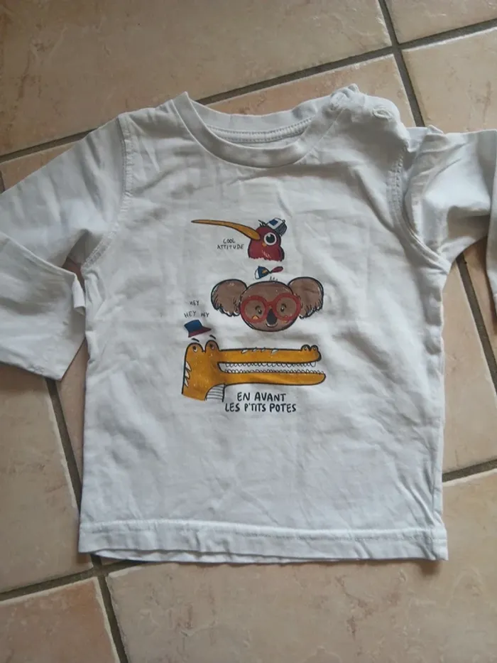 Lot de 3 tee-shirts manches longues - photo numéro 3