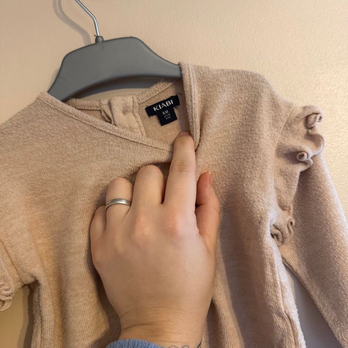 Ensemble complet pull en mailles et pantalon - T6mois - Kiabi - photo numéro 5