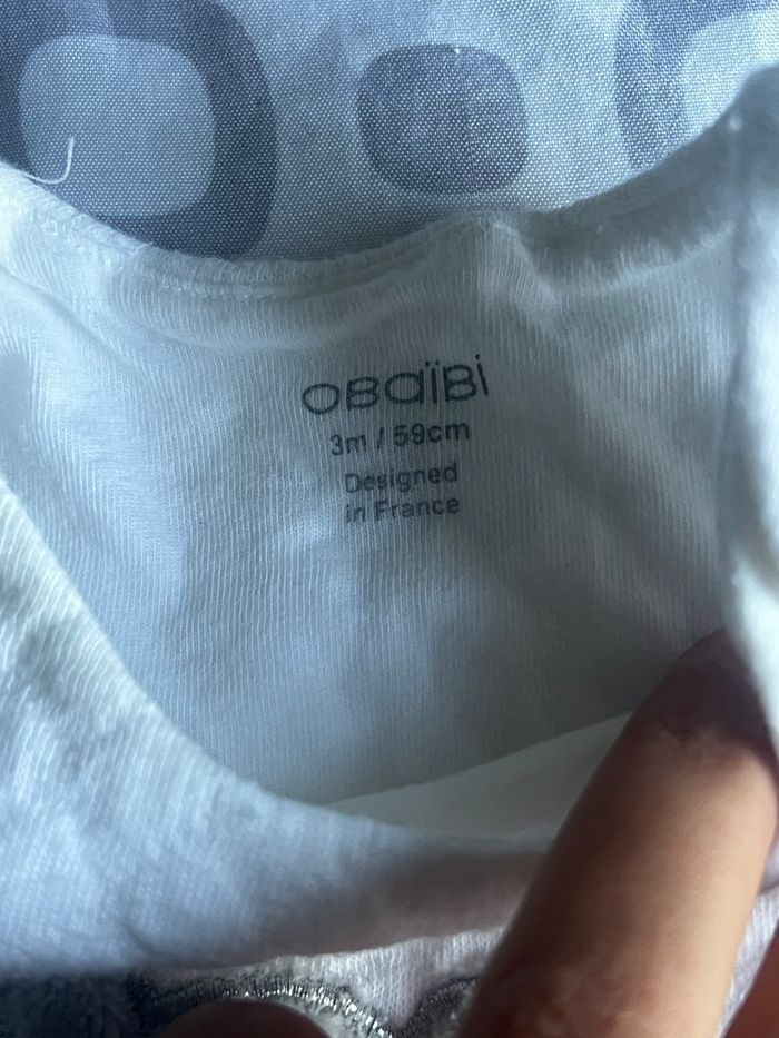 Lot de 2 salopette bébé taille 3 mois - photo numéro 3