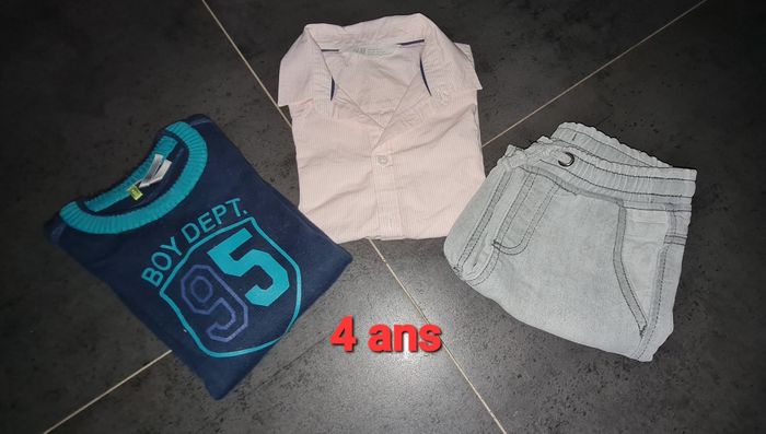 Lot vêtements 4 ans garçon