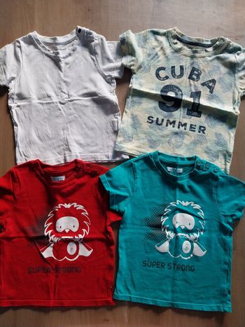 Lot Tee-shirts bébé 18 mois
