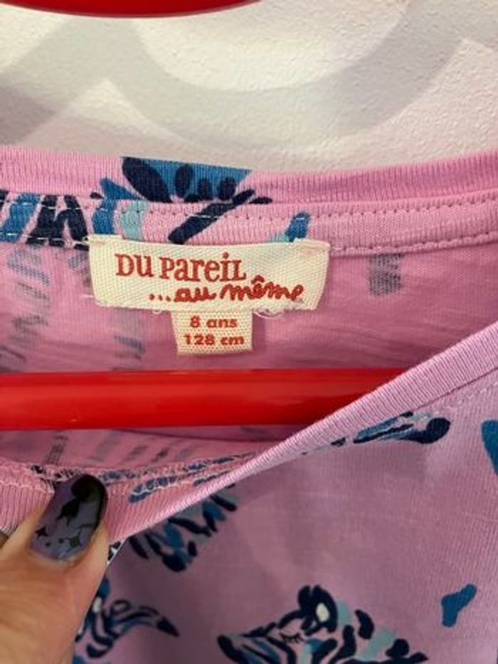 Haut manches longues rose fille 8 ans DPAM - photo numéro 3