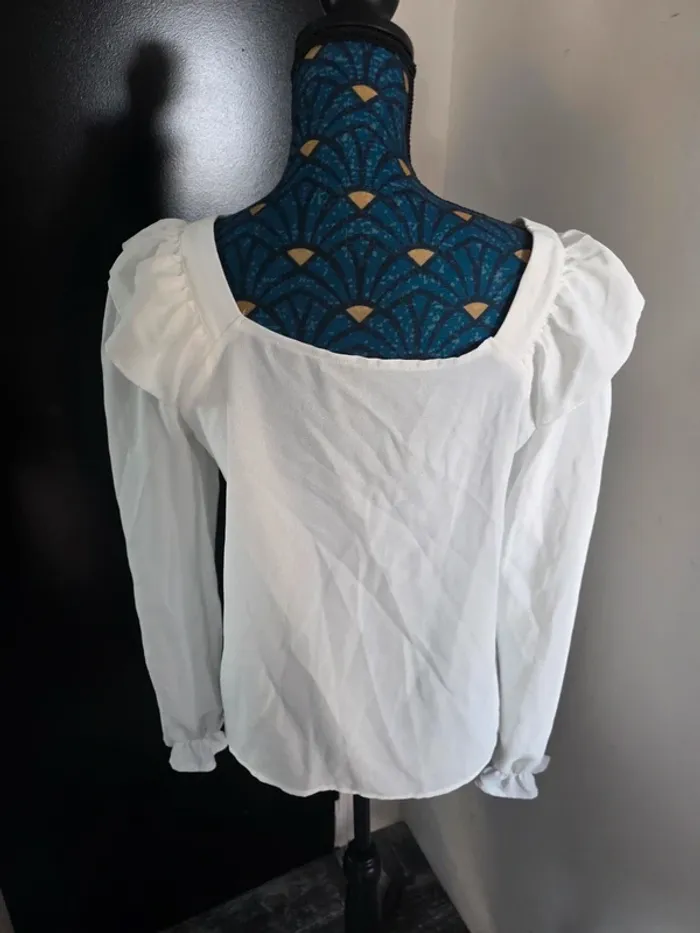 Blouse blanche shein femme - photo numéro 3