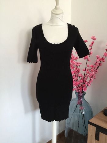 Robe moulante noir zara