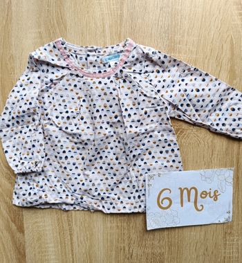 Jolie blouse 6mois Obaïbi