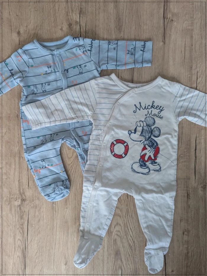 Lot de 2 pyjamas 3 mois