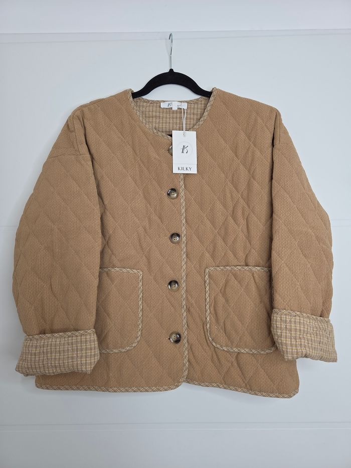 Veste matelassée camel Kilky Taille M - photo numéro 2