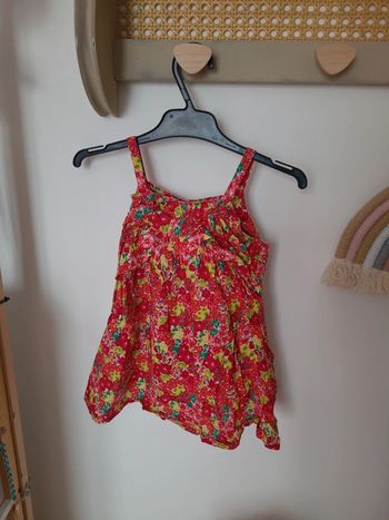 Robe fleurs bébé fille