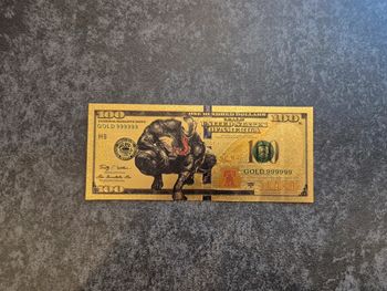 Billet OR à collectionner Vénom Spiderman Marvel