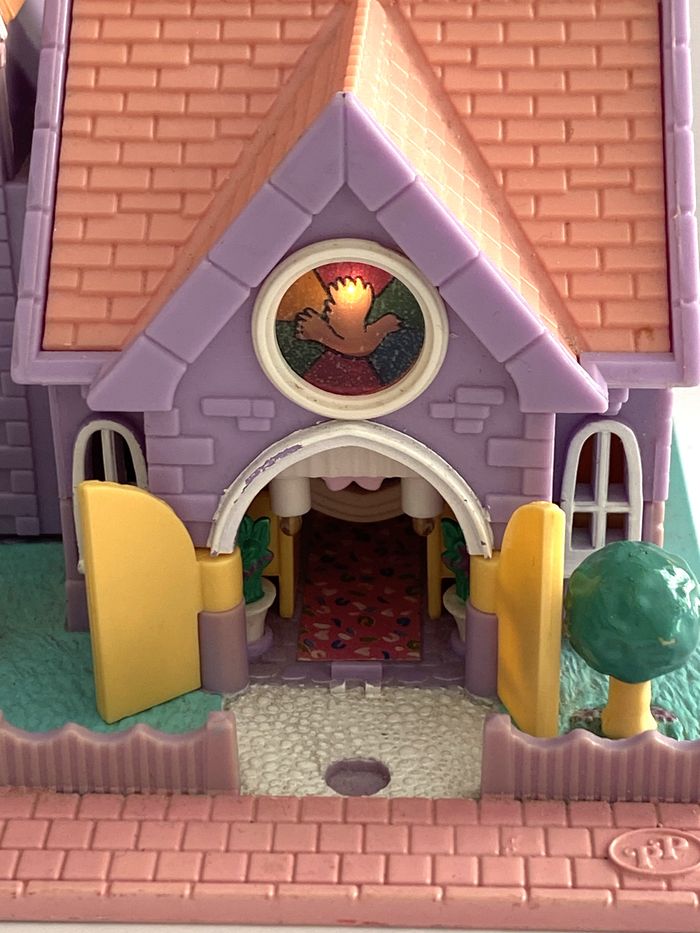 Polly Pocket chapelle de mariage lumineuse 1993 - photo numéro 3