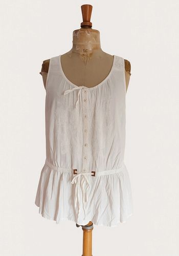 Blouse longue ikks brodée bohème taille 42