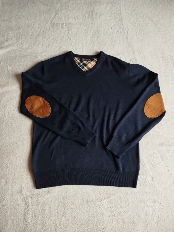 Pull homme col V Cabbeen H.M - photo numéro 3
