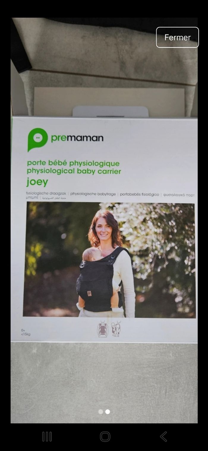 Porte bébé premaman - photo numéro 2