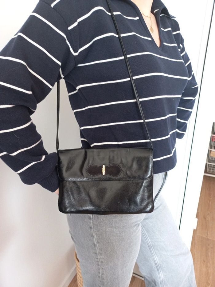 Pochette en cuir vintage - photo numéro 6