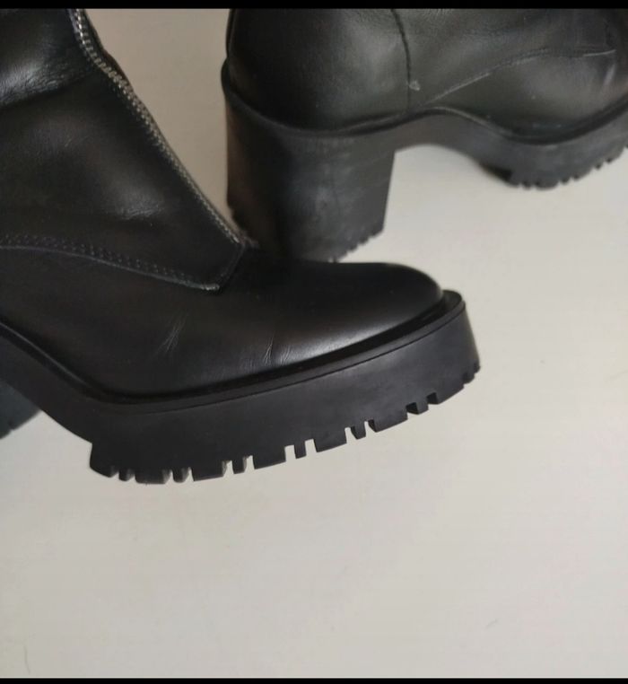 Bottines noires Zara - photo numéro 4