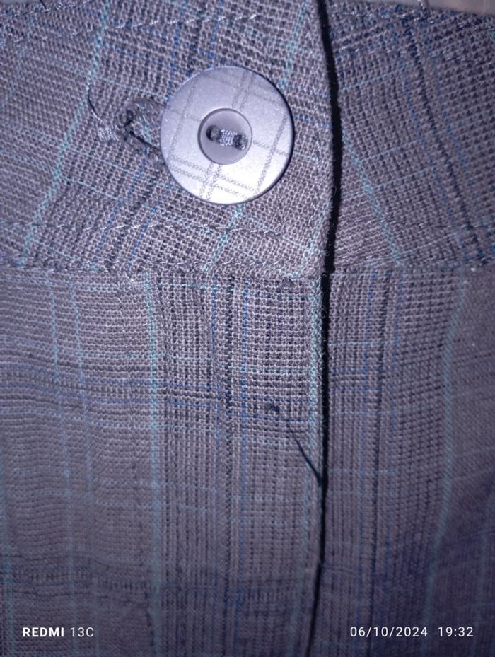 Pantalon tailleur motif taille 38 gris - photo numéro 5