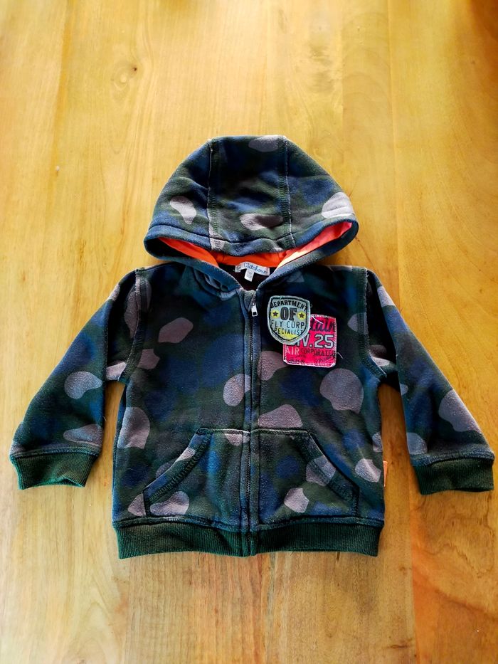 Gilet sweat zippé 18 mois