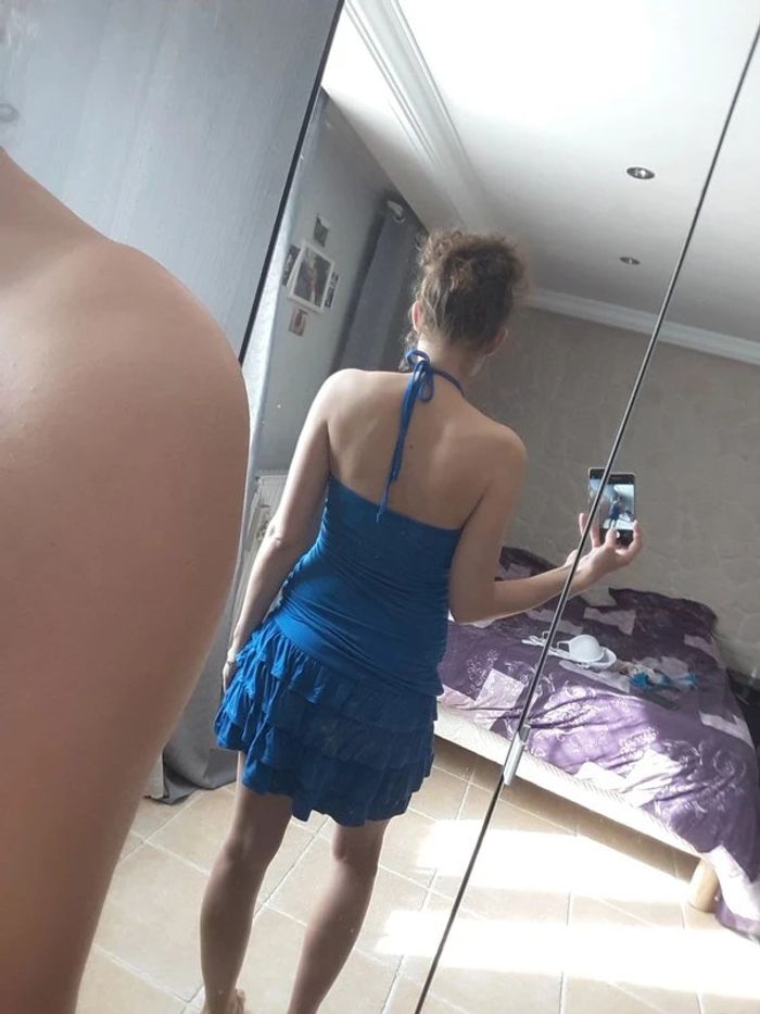 robe kiabi bleue M - photo numéro 4