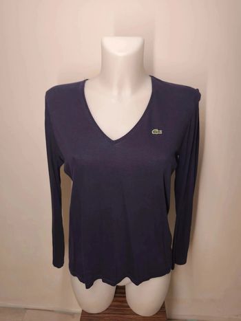 Pull Lacoste Femme Taille 38 Marine