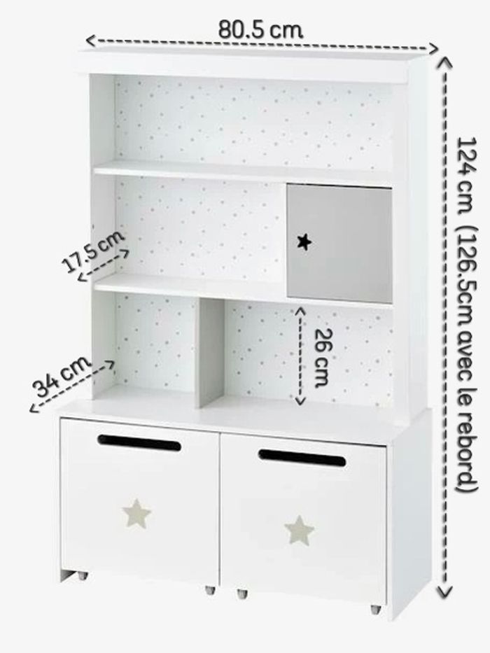 Bibliotheque rangement enfant