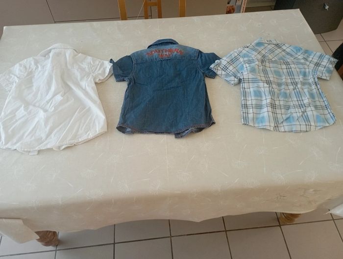 Lot 3 chemise manches courtes marques diverses 6 ans neuves 12€ - photo numéro 3