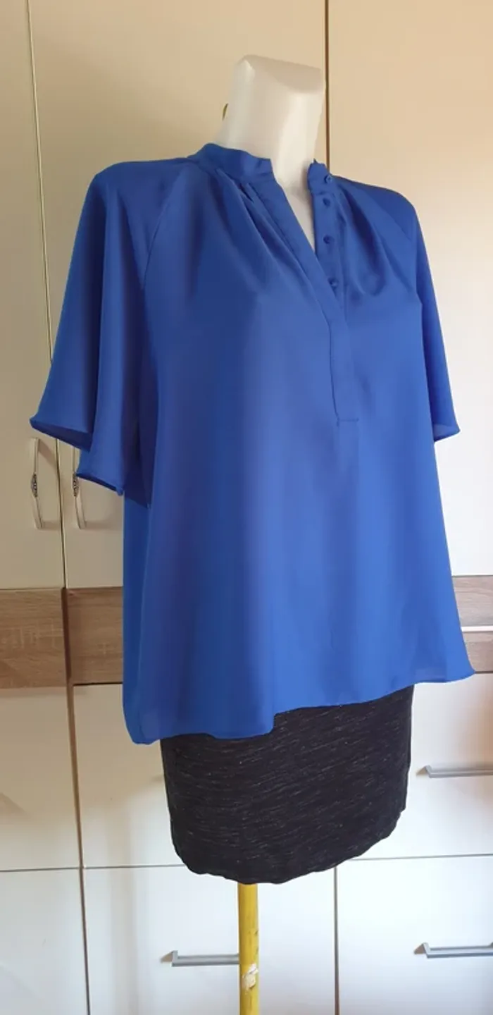 💙 Blouse femme bleue ample 💙 - photo numéro 4