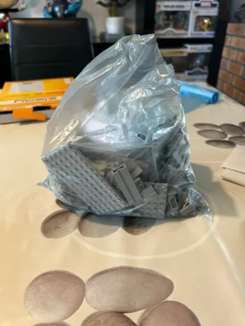 Lot de lego gris clair