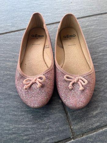 ballerine rose pailletée