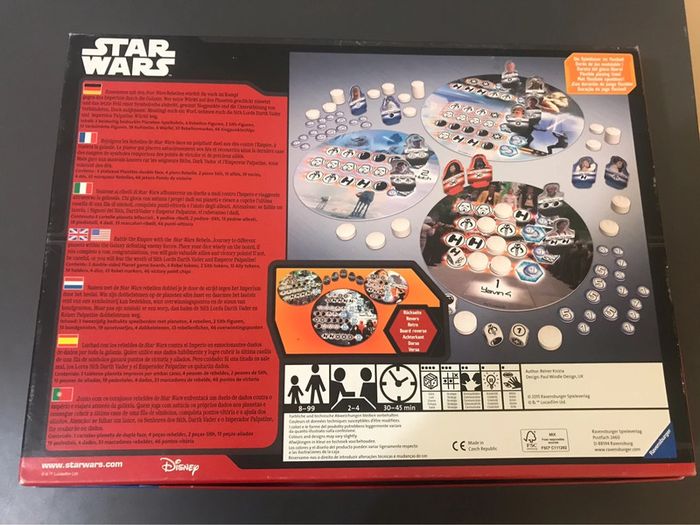 Jeu de société star wars galaxy rebellion le duel de dés ravensburger - photo numéro 8