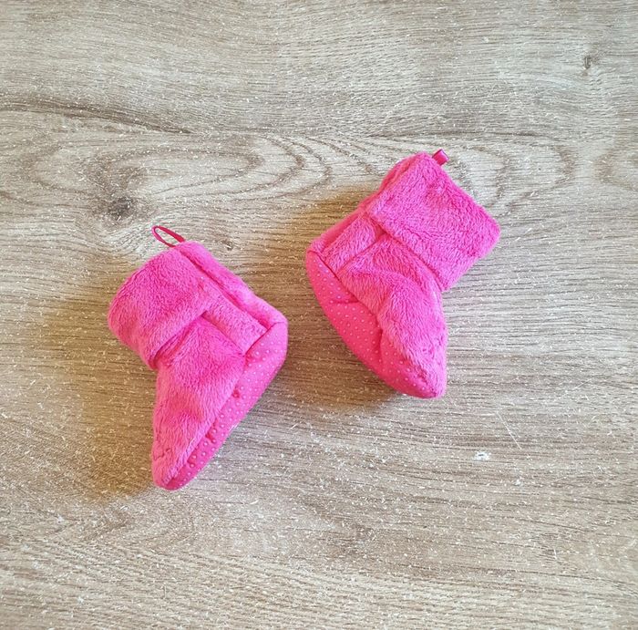 🩷 Chaussons Kiabi souple bébé fille mon lapin pointure 0/3 mois 16 #emyfleury_pointure16fille - photo numéro 4