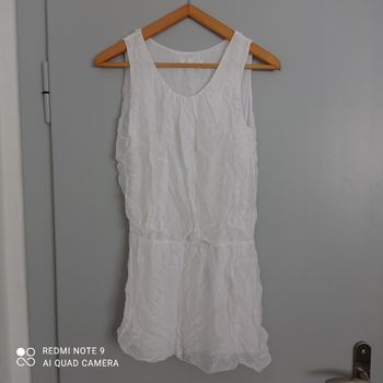 Robe courte blanche t36
