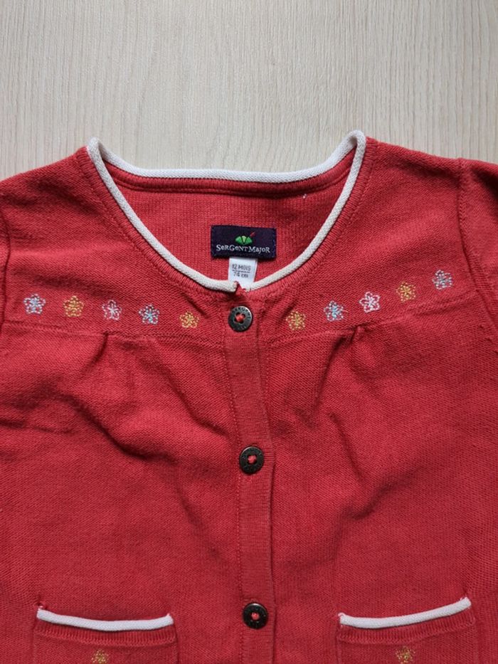 Gilet rouge Sergent Major 12 mois - photo numéro 2